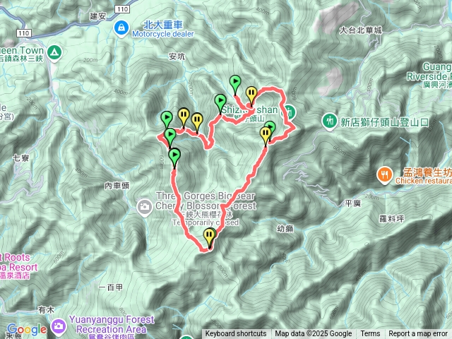 鹿母潭山～竹坑山～獅仔頭山～粽串尖