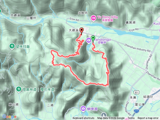 2026 D0314 望龍埤三仙 (鎮頭山、蜊埤山、大湖山) : 望龍埤飛龍步道 → 久天宮九天道場