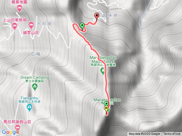 馬那邦山珠湖登山口