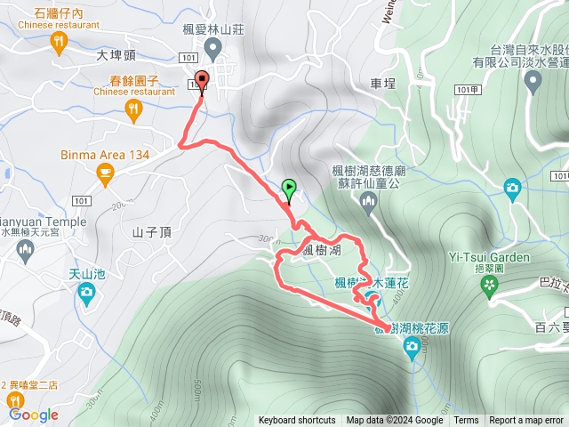 楓樹湖 木蘭花 櫻花 梅花