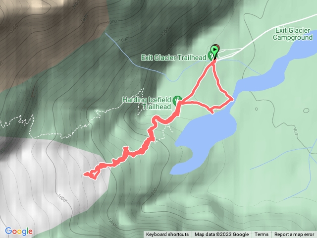 阿拉斯加出口冰河