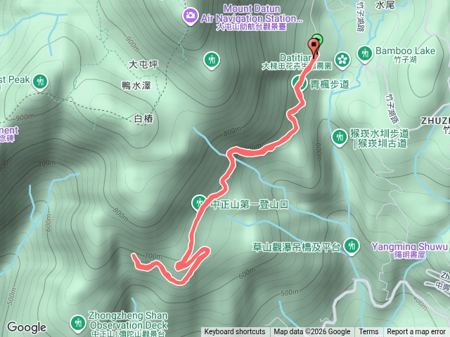 陽明山美食復健之旅2/2： 竹子湖路/中正山產業步道~中正山2號涼亭折返預覽圖