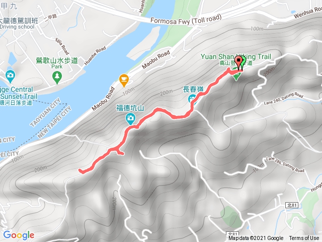 鳶山(鐘那邊上來)-福德坑山-彩壁 原路來回
