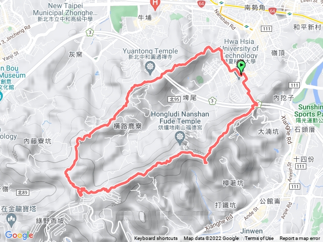 二走南勢角山ㄧ圓通寺0繞