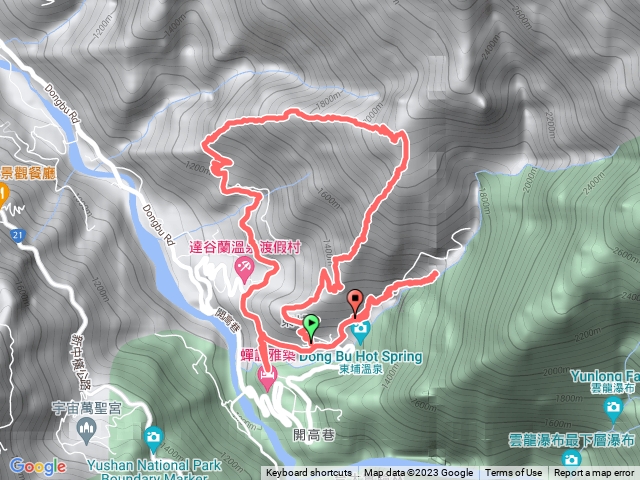 開高山/彩虹瀑布