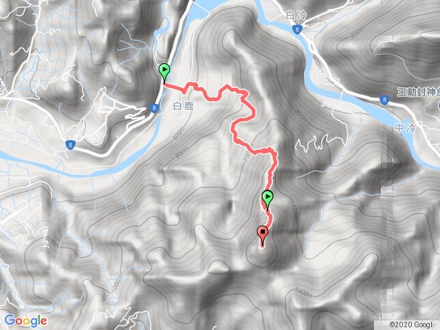 白毛山登頂