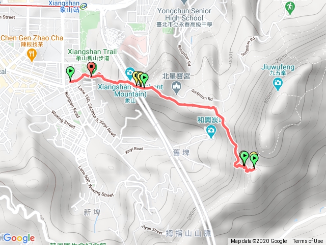 象山步道拇指峰來回
