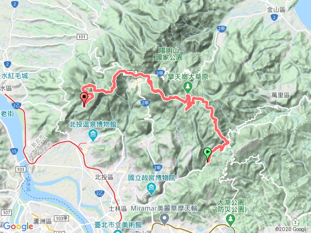 20200321 陽明山10連峰