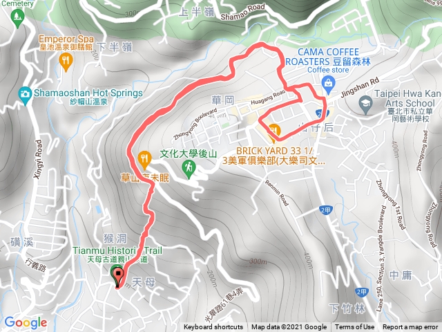 天母水管路-文化大學