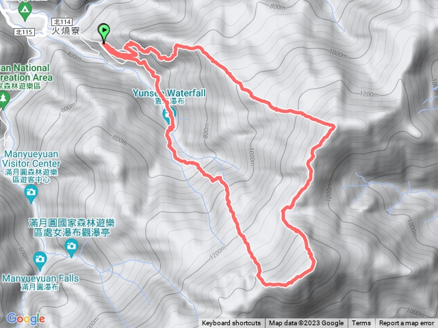 登逐鹿山-卡保山-賞黃金山毛櫸-O形路線