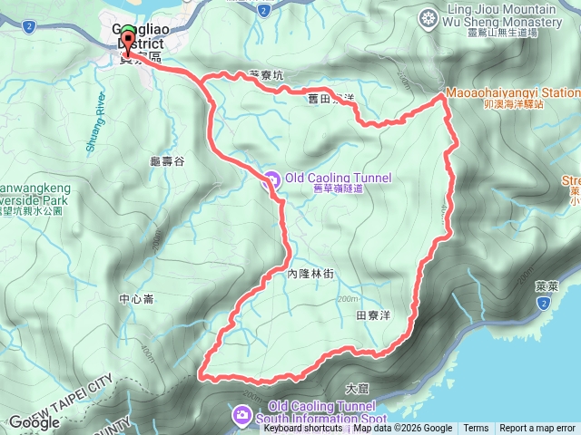 隆隆山隆林山鶯歌石山大堀澳山石城山