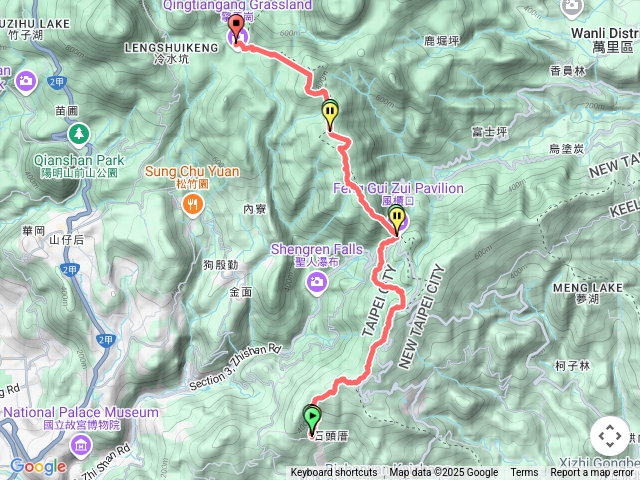 內湖石崁到擎天崗