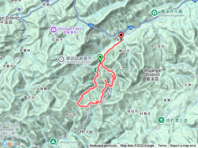 20250907雙溪-中坑古道-中坑頭-豹子廚古道-北豹子廚山-中坑東山-下坑古道西線-威惠廟