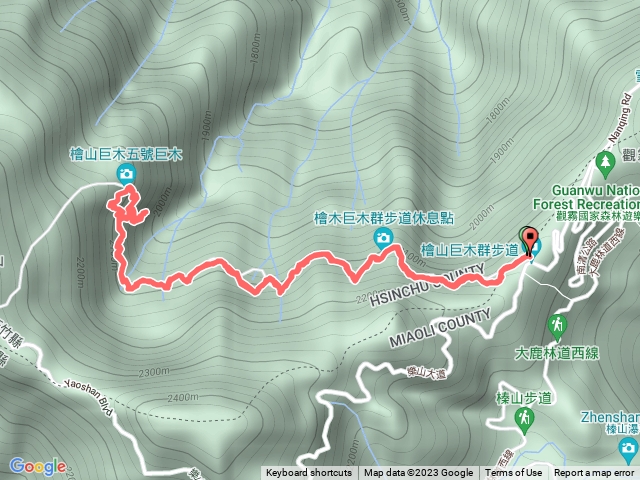 觀霧檜山巨木群步道