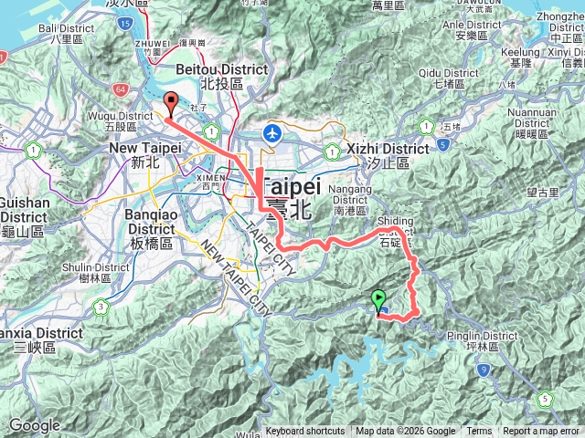 月扇湖山大岩壁O型走預覽圖