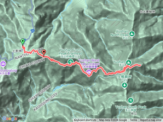 玉山主峰東峰往返(上東埔停車場出發)預覽圖