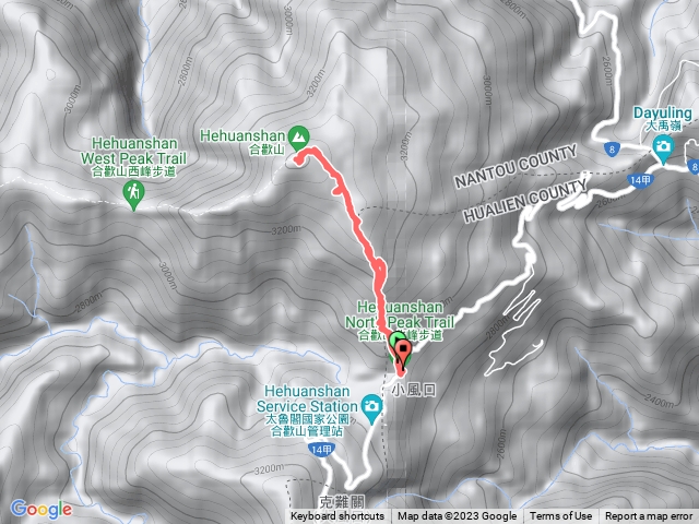 6／6合歡山北峰