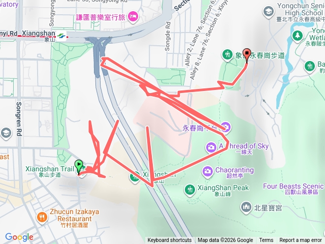 象山靈雲宮上永春崗步道下預覽圖