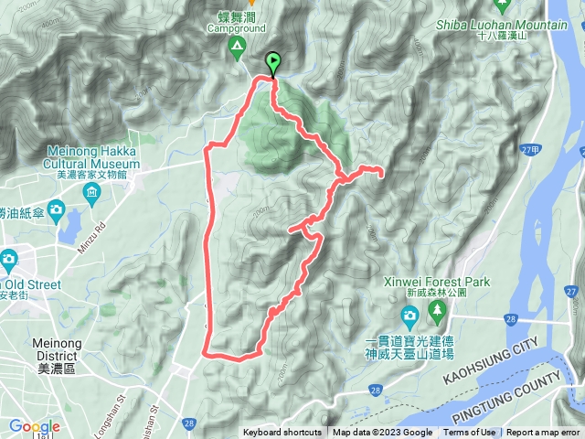 2022-11-21九茶縱走(美濃九芎林山至茶頂山)