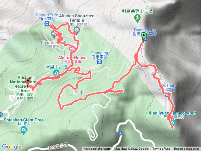 20220126 對高岳車站祝山小笠原台灣難抵極阿里山巨木群