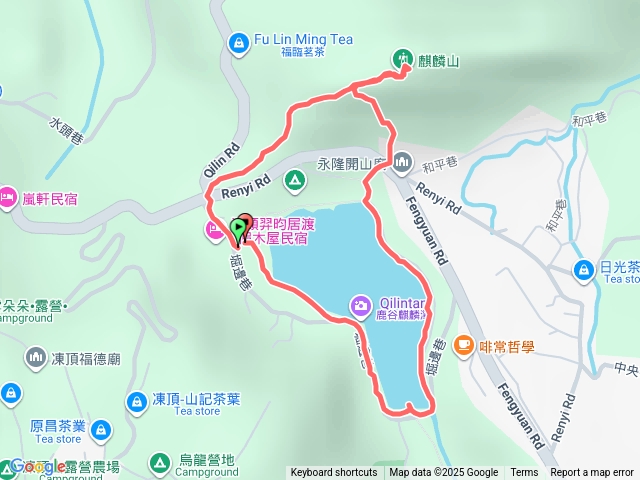 南投鹿谷麒麟潭、麒麟山-山玲遊記