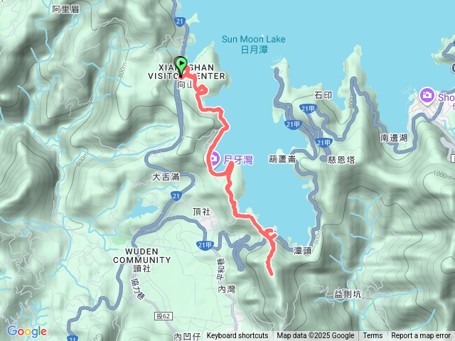 向山遊客中心爬頭社山