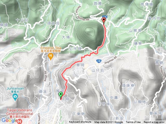 20211018 天母古道登山口 水管路 上行陽明山