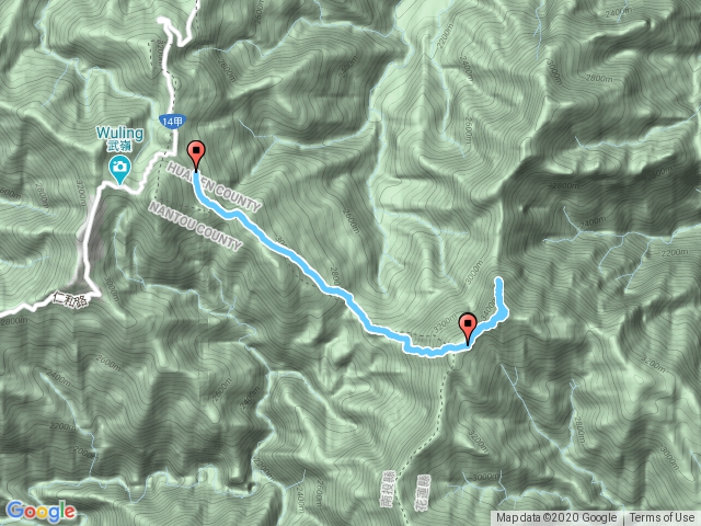 奇萊北峰下門牙