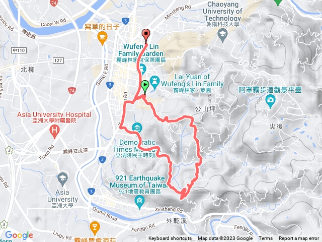 中心瓏步道小o縱走