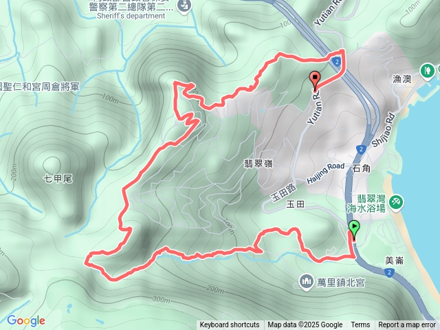 20250718萬里-翡翠灣站-玉田古道-北八斗山-神主嶺古道-神主嶺-仁愛之家站