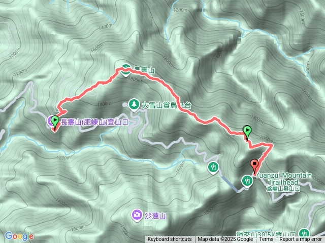 9K長壽山-醜崠-鳶嘴山27.3K