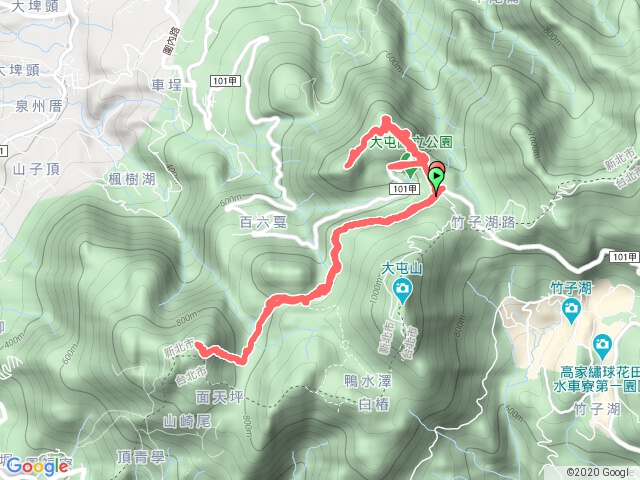 二子坪_菜公坑_枕頭山_二子坪_面天山_二子坪