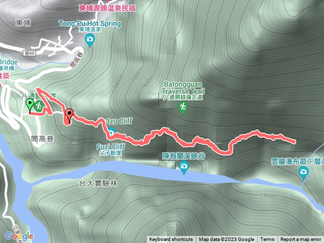 沒有走到的雲龍瀑布