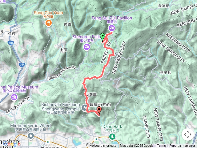 【任務一】2025臺北大縱走臺北大縱走第四段：風櫃口至中華科技大學202504071740