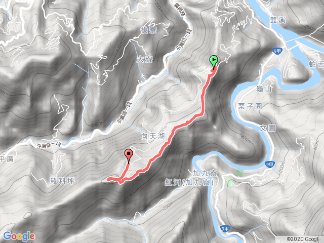 新店菜刀崙、四寮山、向天湖山