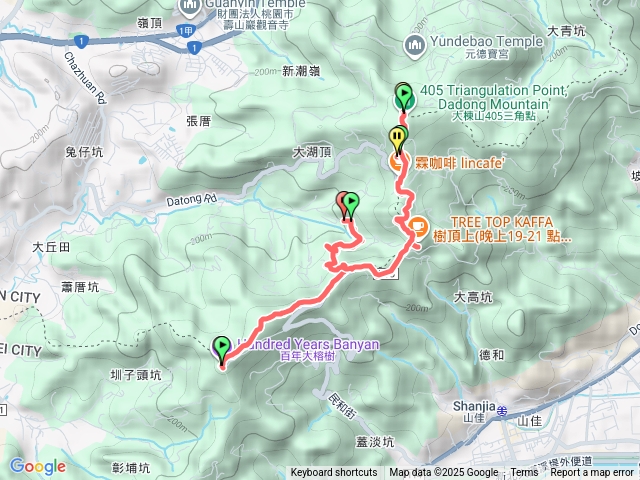 大湖坑步道～榕樹下～大棟山