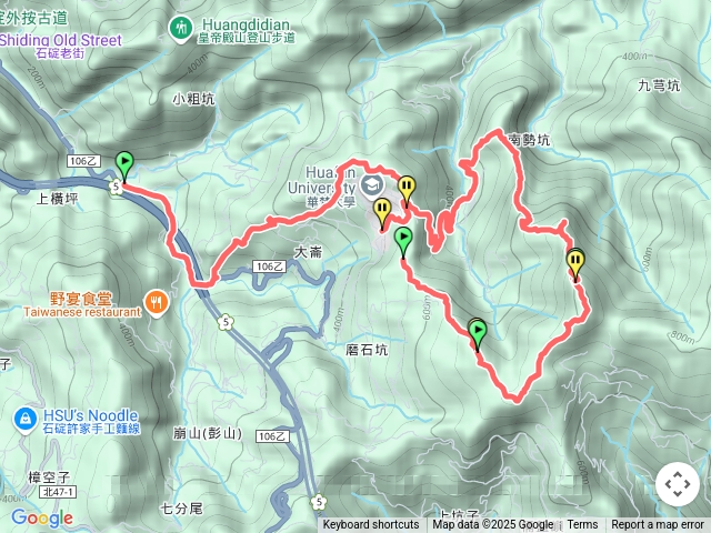 中坑大崙石碇大崙南勢山大小尖山