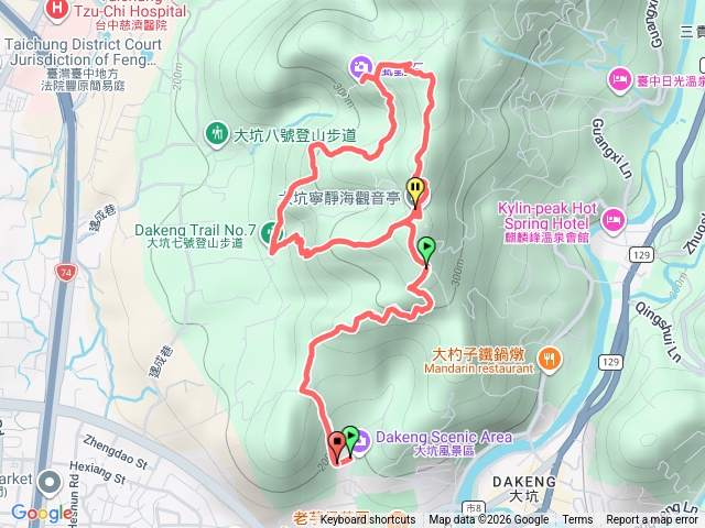 大坑9號 6、7號O繞