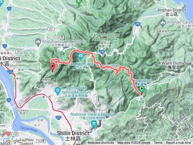 陽明山東西大縱走 10連峰