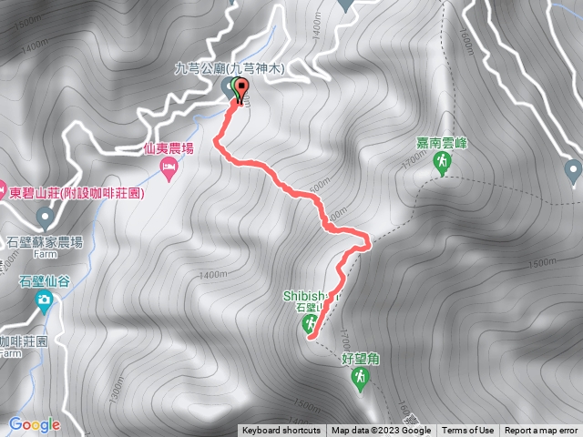 小百岳集起來-石壁山登山步道