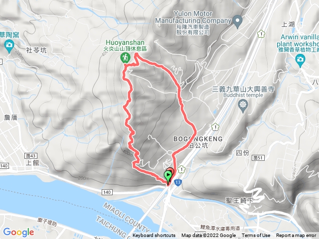 小百岳火炎山