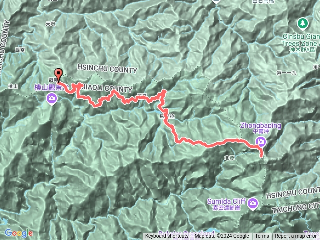 大鹿林道0K~大霸尖山62KM