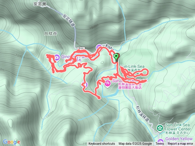 杉林溪-石井磯步道-青龍蕨類步道-越嶺古道-牽手小路-台灣杜鵑森林步道-燕庵步道預覽圖