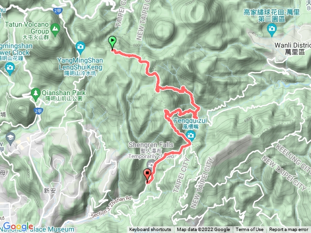 台北擎風縱走+萬里冷水堀岩洞