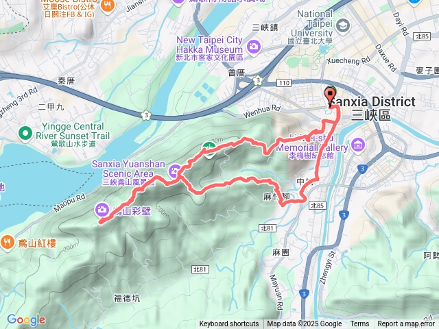 微笑山線鳶山山系鳶山彩壁段