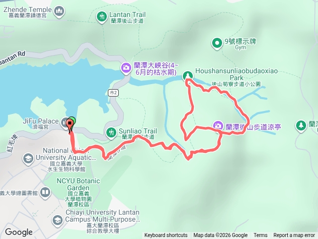 蘭潭後山步道輕鬆走