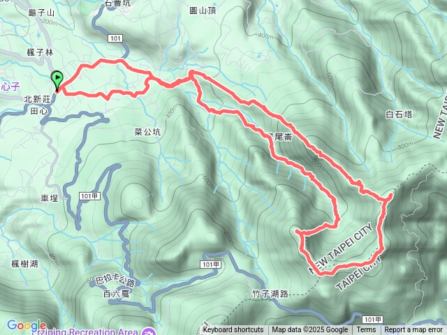 2025817（日）北新莊往竿尾崙山連走小觀音山群峰下大屯溪古道O型