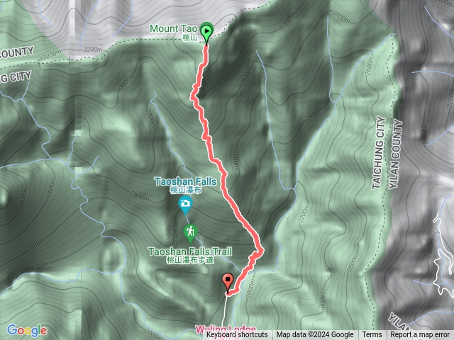 桃山到登山口（返程）