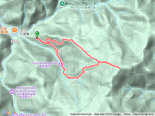 20251107_逐鹿山(稜線路上，西峰岔轉水路下)