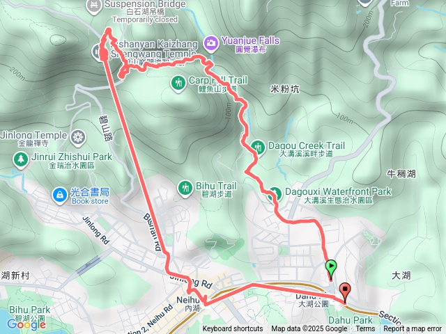 大湖公園圓覺寺碧山巖